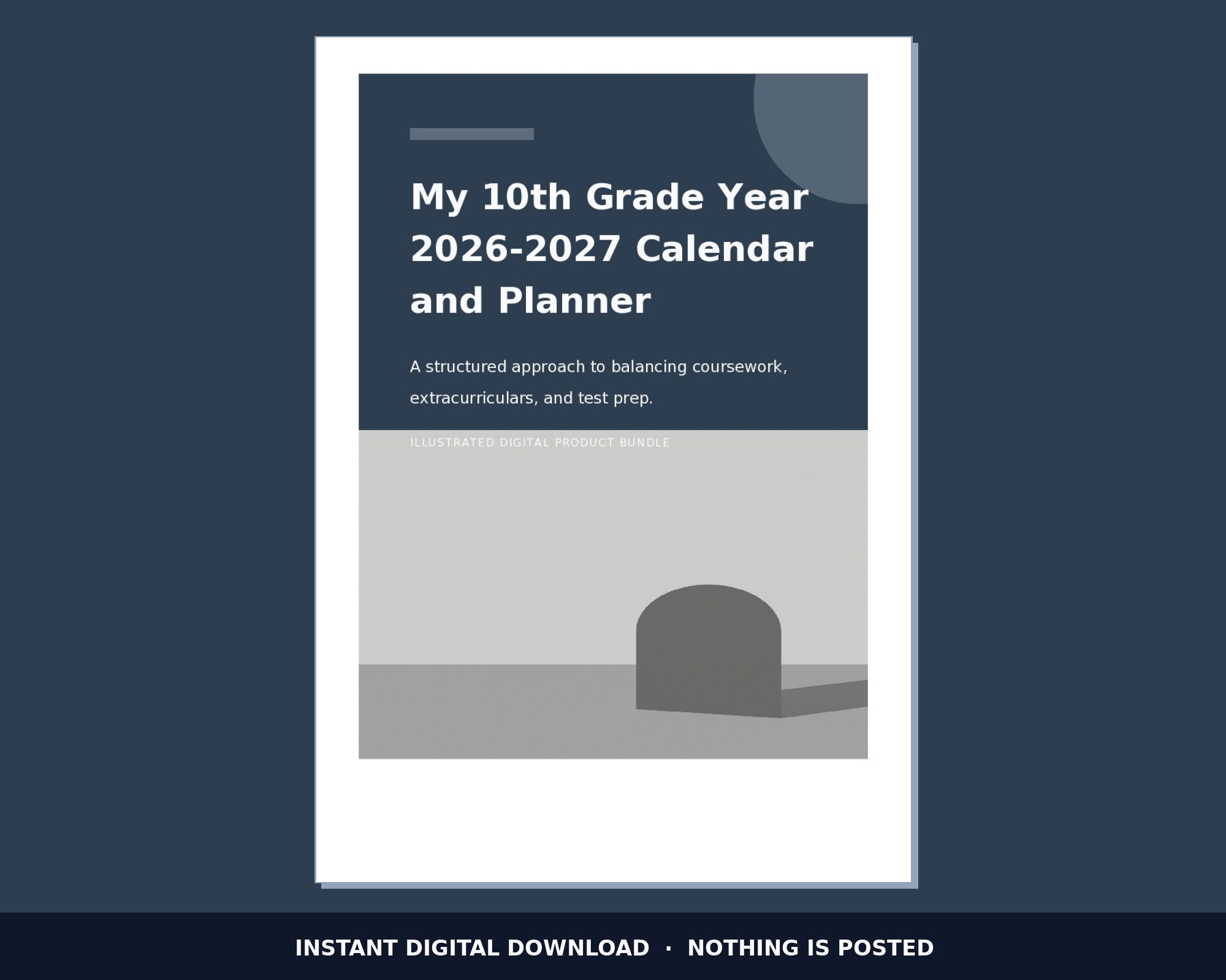 My 10th Grade Year 2026-2027 Calendar and Planner