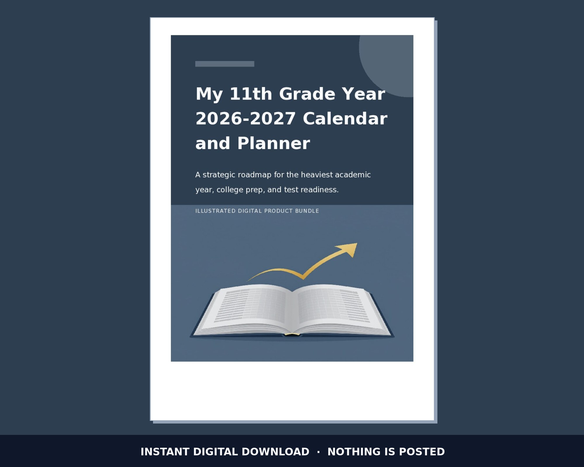 My 11th Grade Year 2026-2027 Calendar and Planner