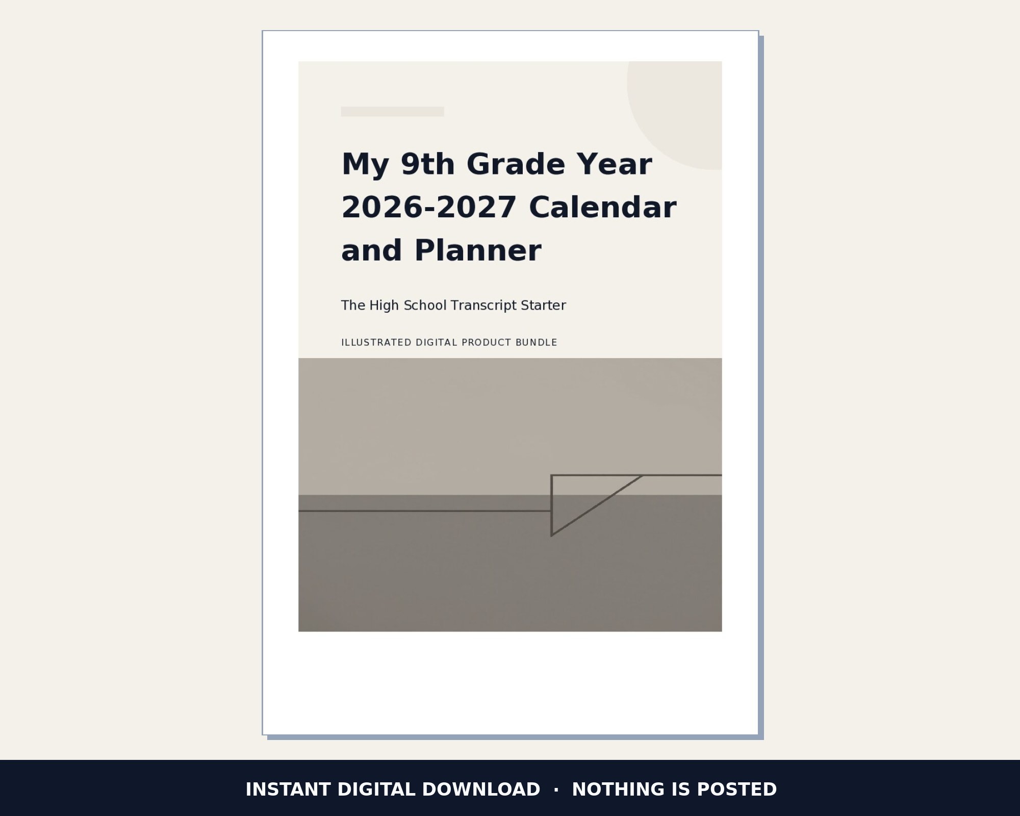 My 9th Grade Year 2026-2027 Calendar and Planner