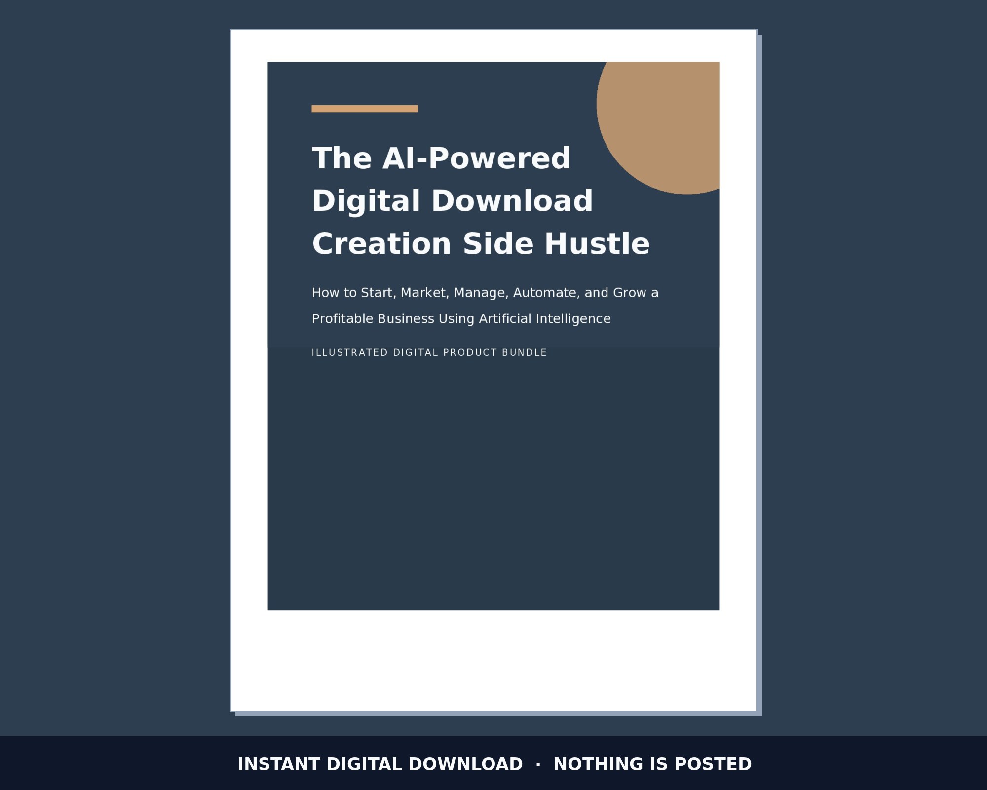 The AI-Powered Digital Download Creation Side Hustle